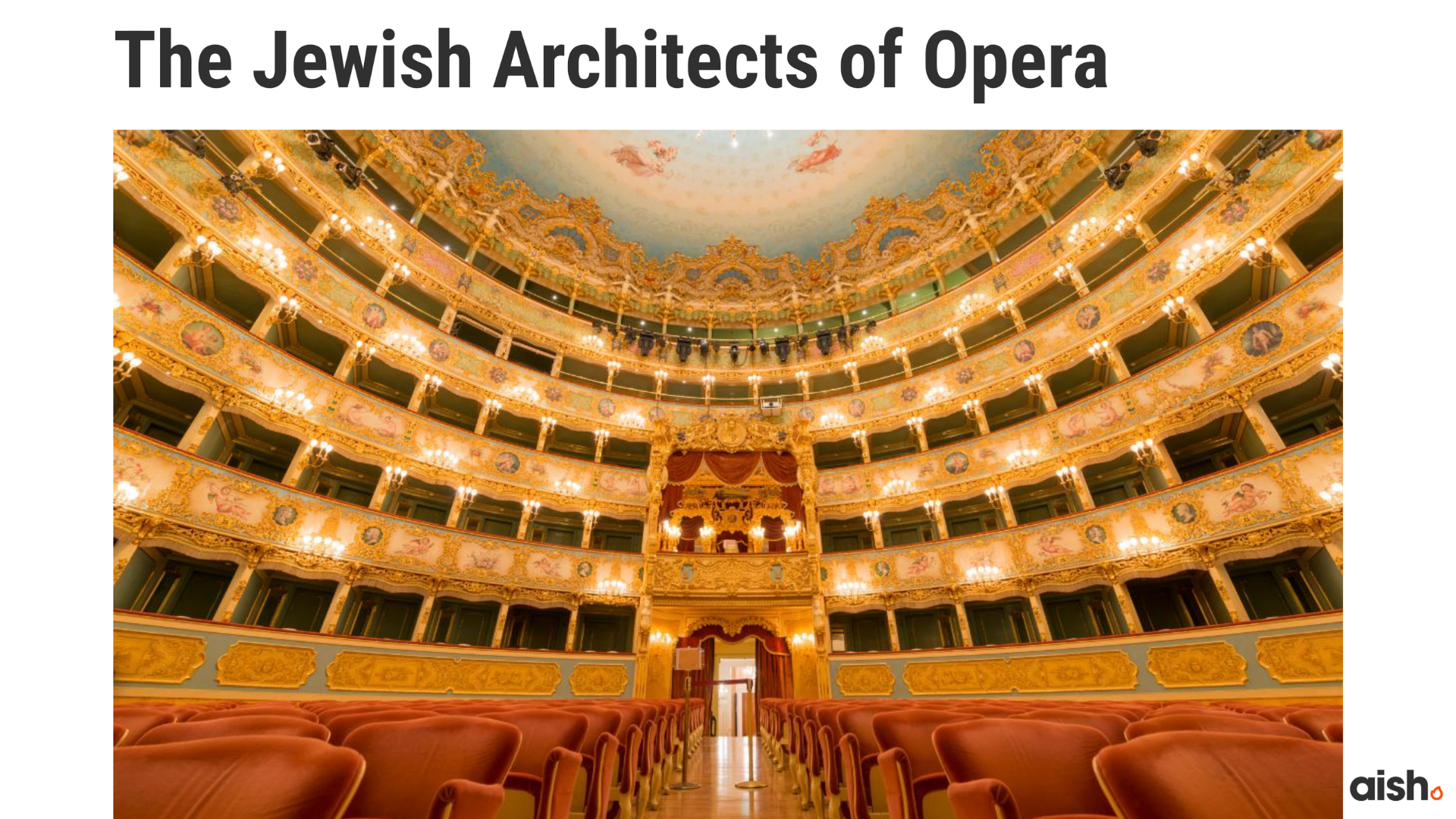 wnn-20260315 Ornate opera house interior with rows of red seats, gilded balconies, and a painted ceiling